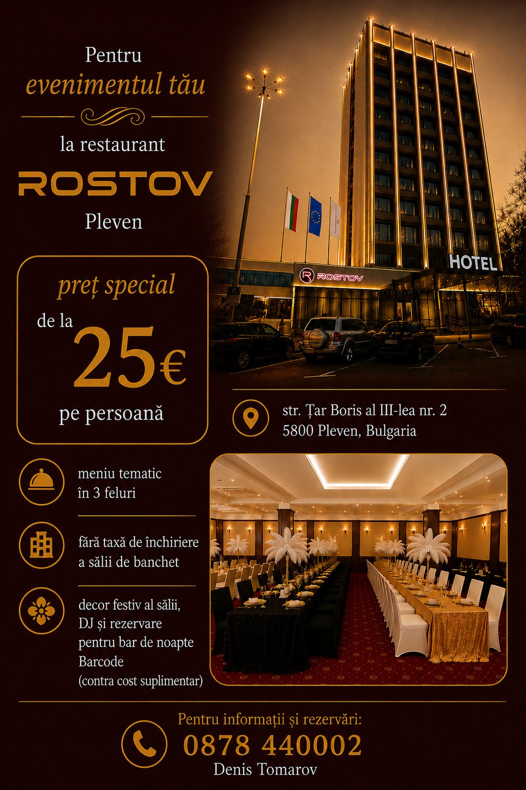 Eveniment privat la Restaurantul „Rostov"
